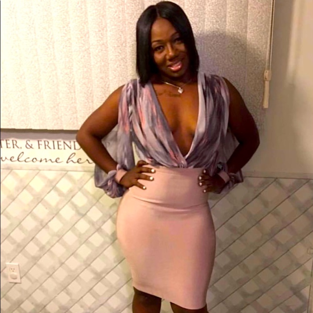 One piece skirt set